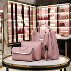 Stylish Women's Leather Hand Bag Set