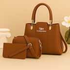 Girl's Rexine Hand Bag Set - Stylish & Versatile 3 pcs