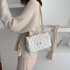 Leather Embroidered Shoulder Bag