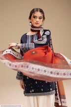 Women's Unstitched Embroidered Suit 3 Pcs