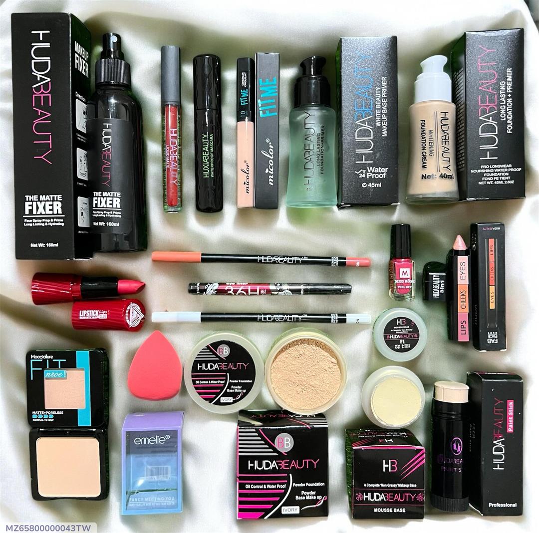 Complete Beauty Kit with 17 Pcs Essentials
