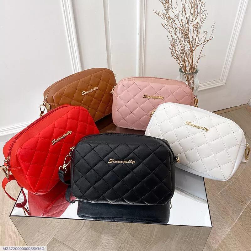 Chic Girl's PU Leather Embroidered Shoulder Bag