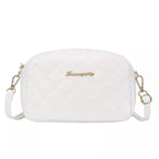 Chic Girl's PU Leather Embroidered Shoulder Bag