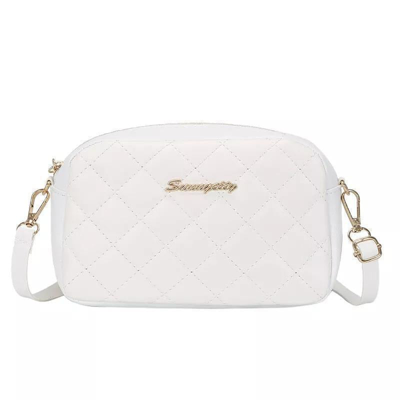 Chic Girl's PU Leather Embroidered Shoulder Bag
