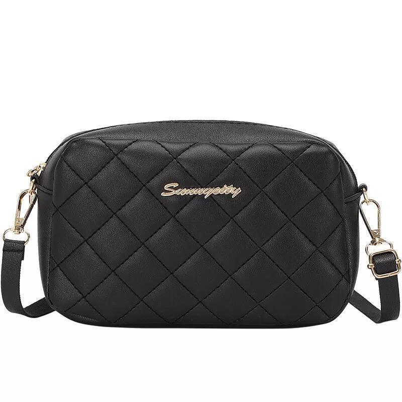 Chic Girl's PU Leather Embroidered Shoulder Bag